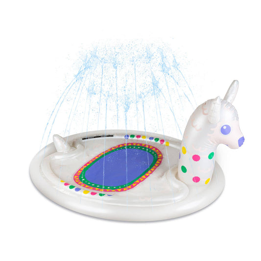 Llama Splash Pad Sprinkler with Pool