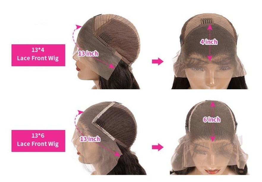 HD Lace Frontal Body Wave Human Hair Wigs