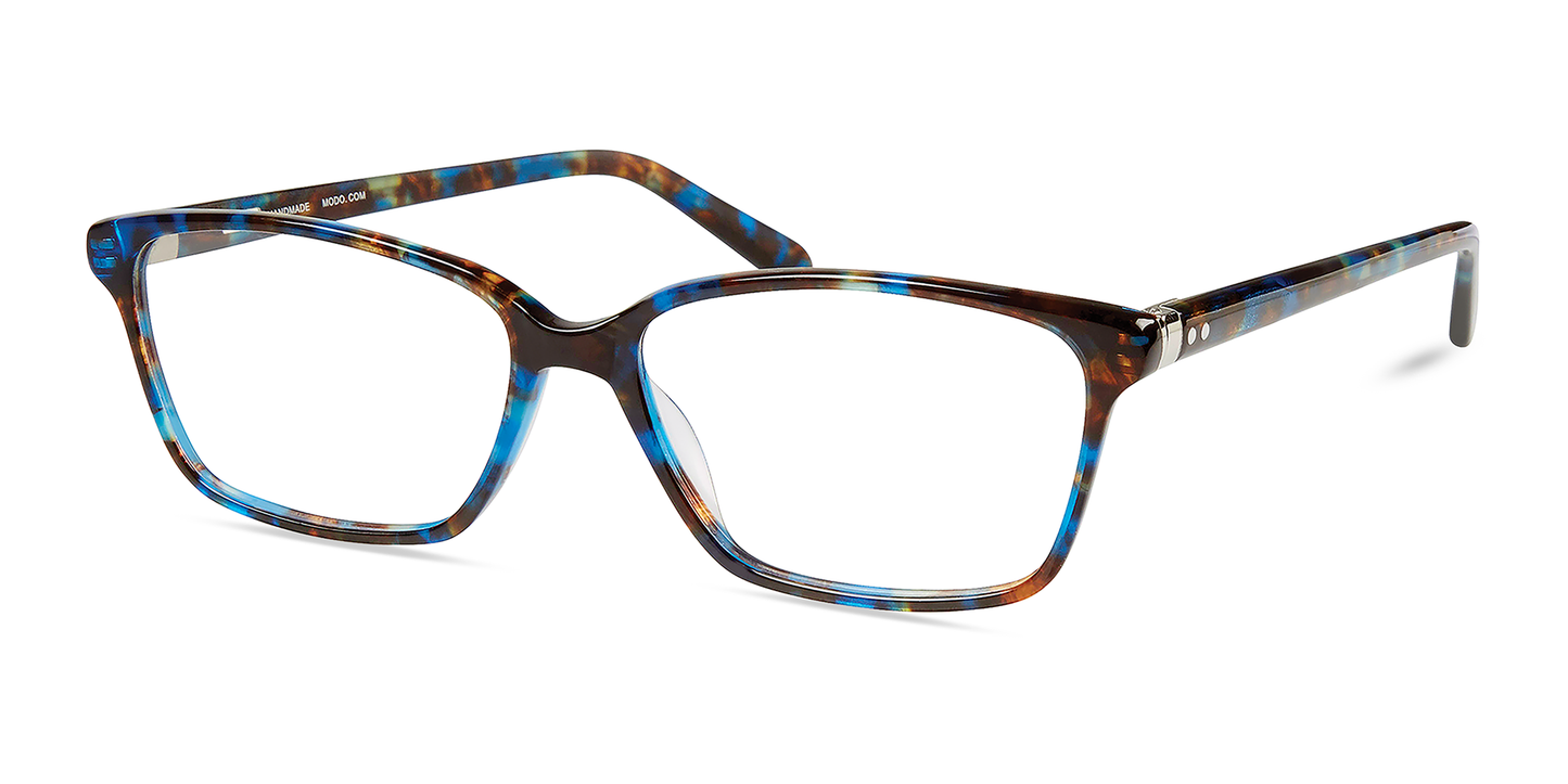 modo 6524 prescription optical eyewear glasses made in japan titanium acetate plastic lightweight durable strong flexible comfortable modern contemporary casual clean sleek thin classic lapis blue tortoise