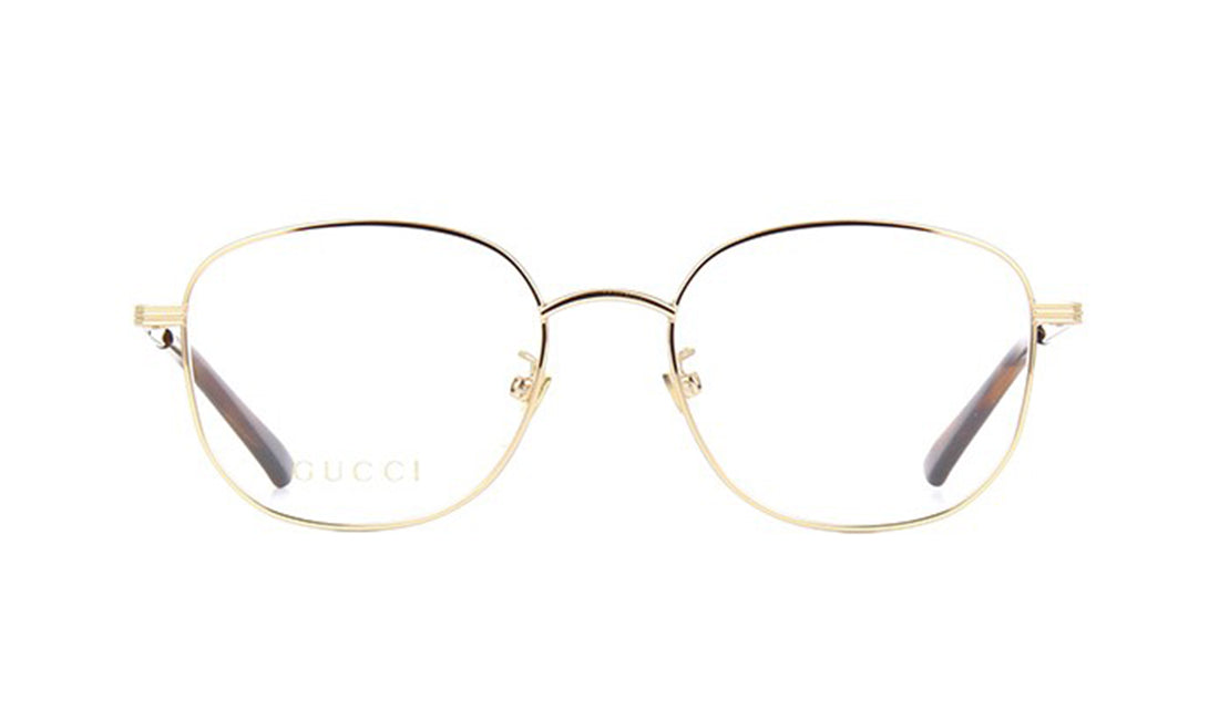 Frames Gucci GG0838OK Black, D Frame, Frames, Gold, Gucci, Medium, Mens, Metal, Prescription