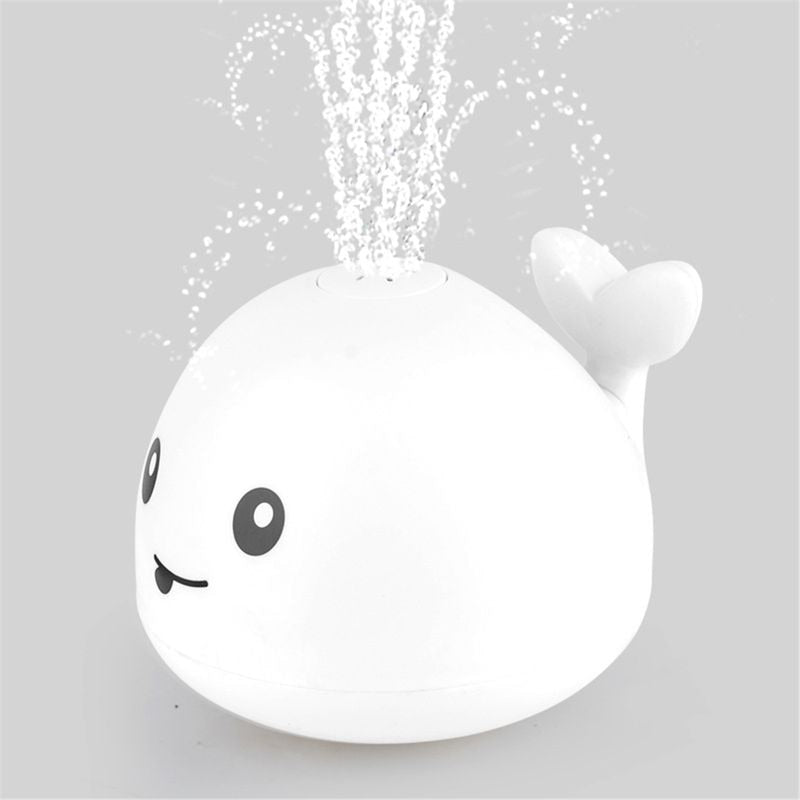 Baby Light Up Bath Tub Toys Whale Water Sprinkler Pool Toys