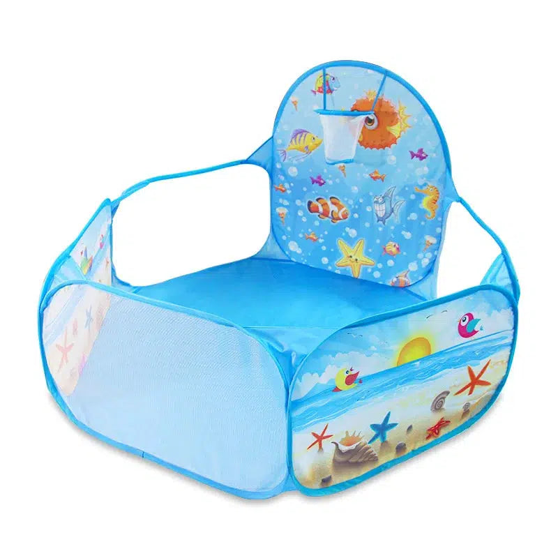 1.2M Ball Pool with Basket Children Toy Indoor Playpen Tent-toys-Bennys Beauty World