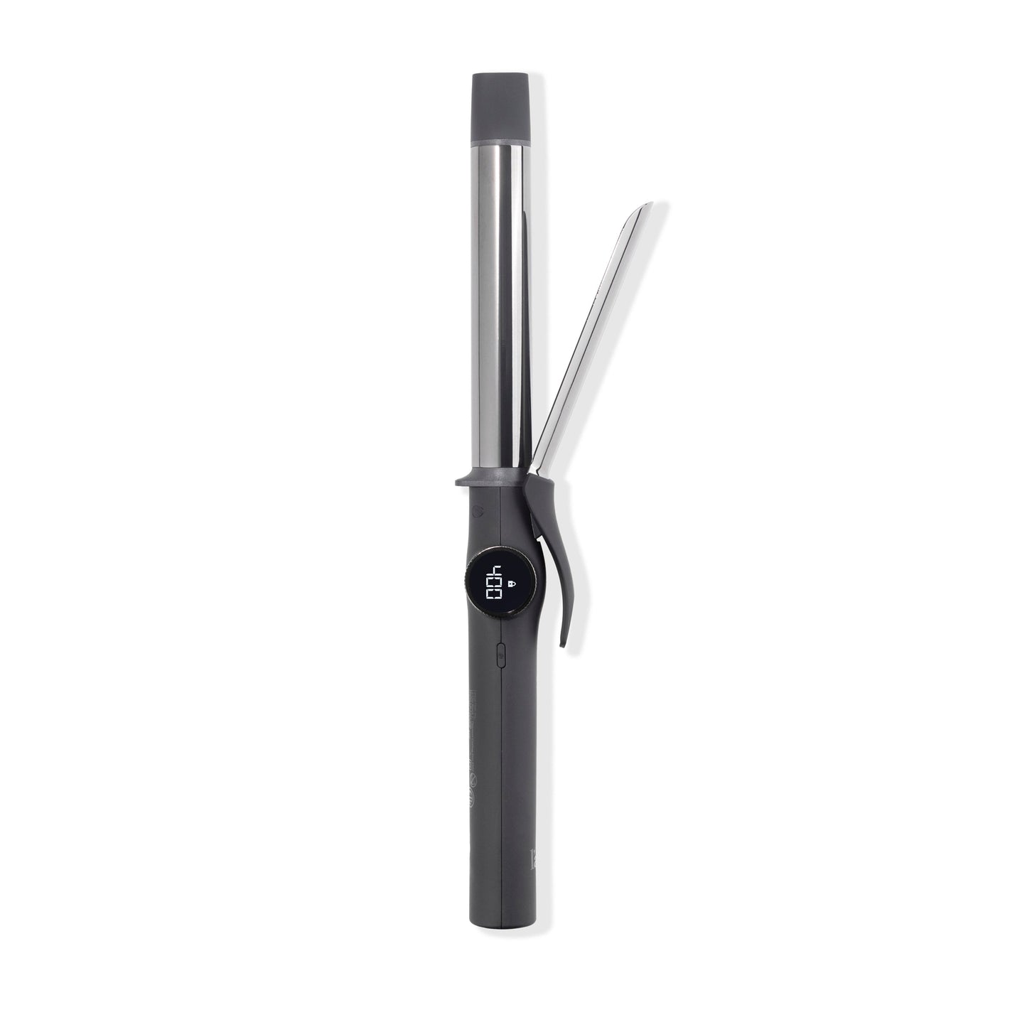 Black 25mm titanium barrel with black clip handle and cool tip with temperature setting turning dial