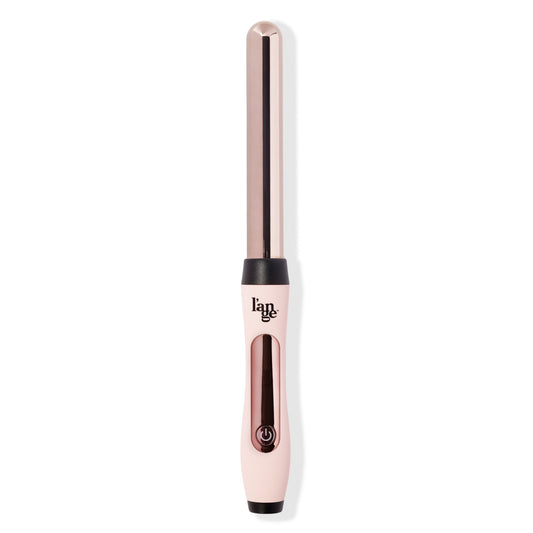 Blush clip free 25mm titanium barrel with soft touch ergonomic handle & rose gold power button