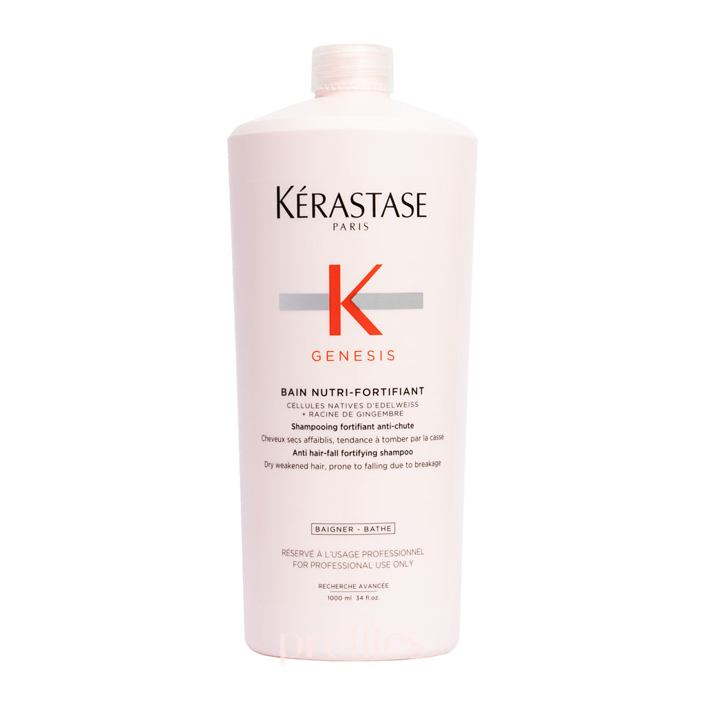 Kerastase Genesis Bain Nutri-Fortifiant Anti Hair-Fall Fortifying Shampoo 1000ml (Pink)