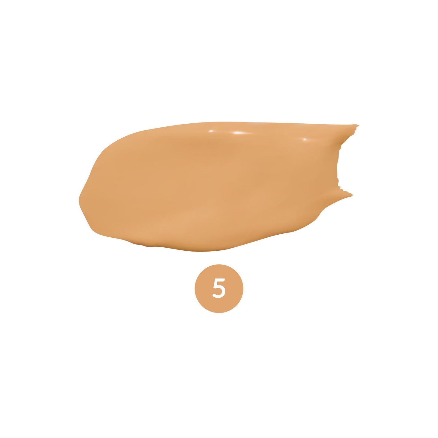withSimplicity Liquid Foundation Swatch Shade 5