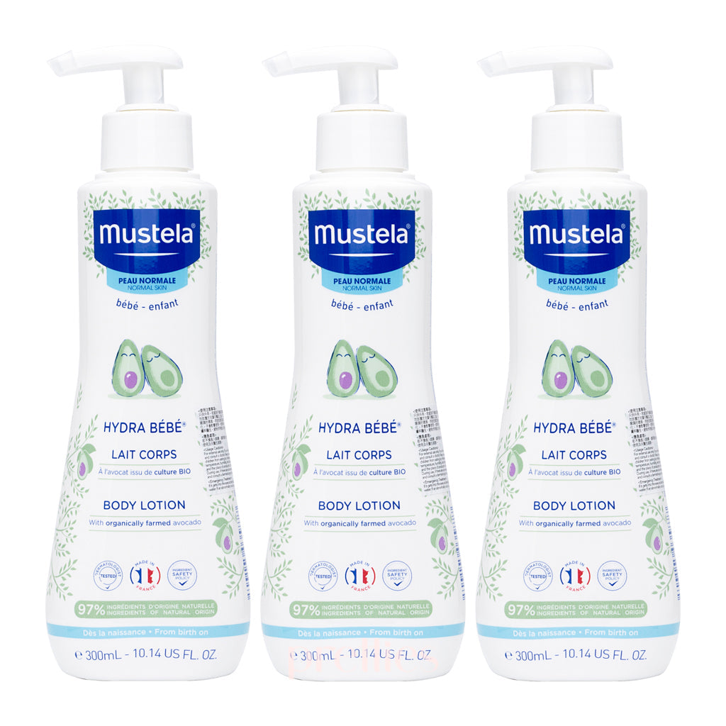 Mustela Hydra-bebe body lotion 300ml x3pcs (035877)