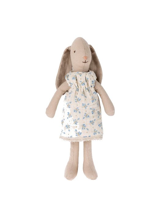 Maileg Bunny Size 1 Dress Blue Flowers