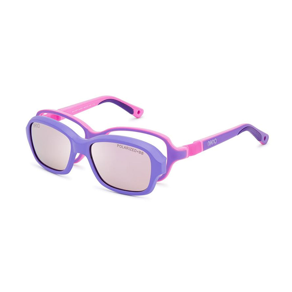 Nano Replay Solar Clip Purple/Pink angled view