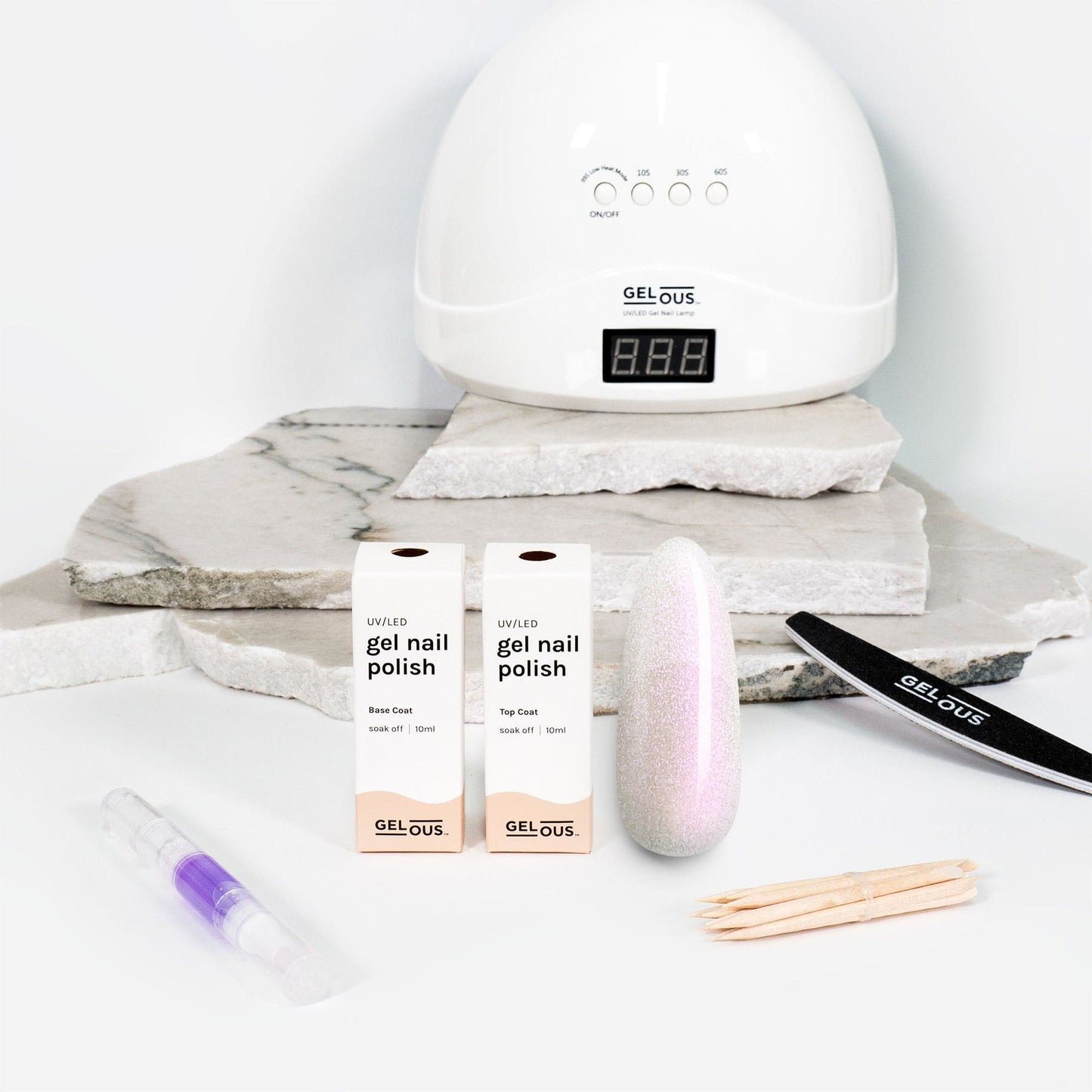 Gelous gel nail polish Fairy Dust Essentials Pack - photographed in New Zealand