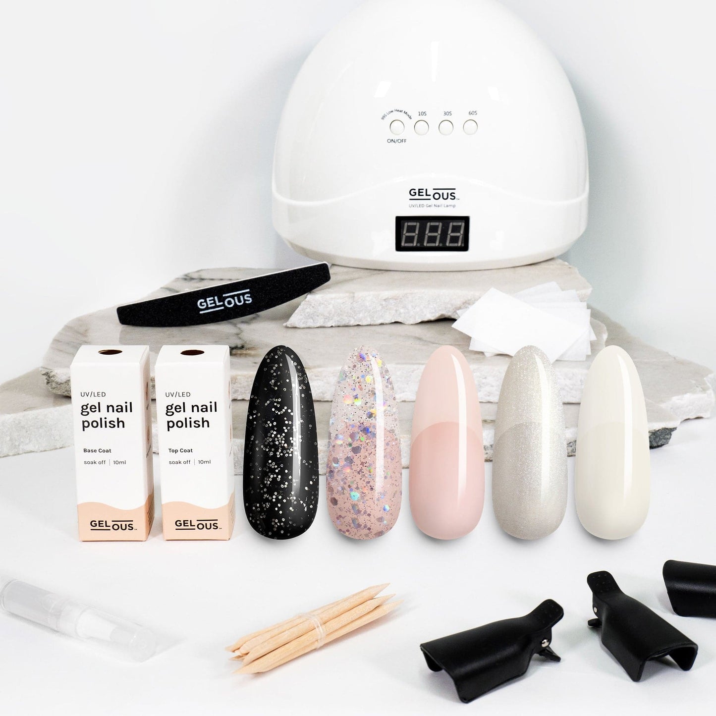 Gelous gel nail polish Minimalist Chic Polish Starter Pack - photographed in New Zealand