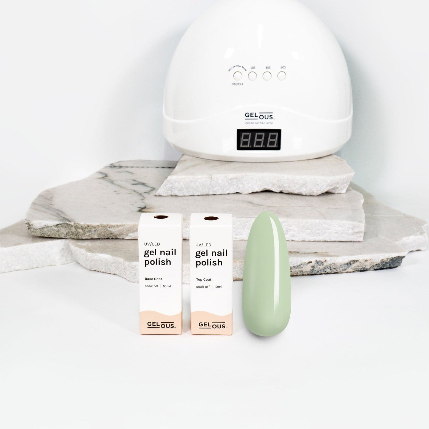 Gelous gel nail polish Matcha Basic Pack - photographed in New Zealand