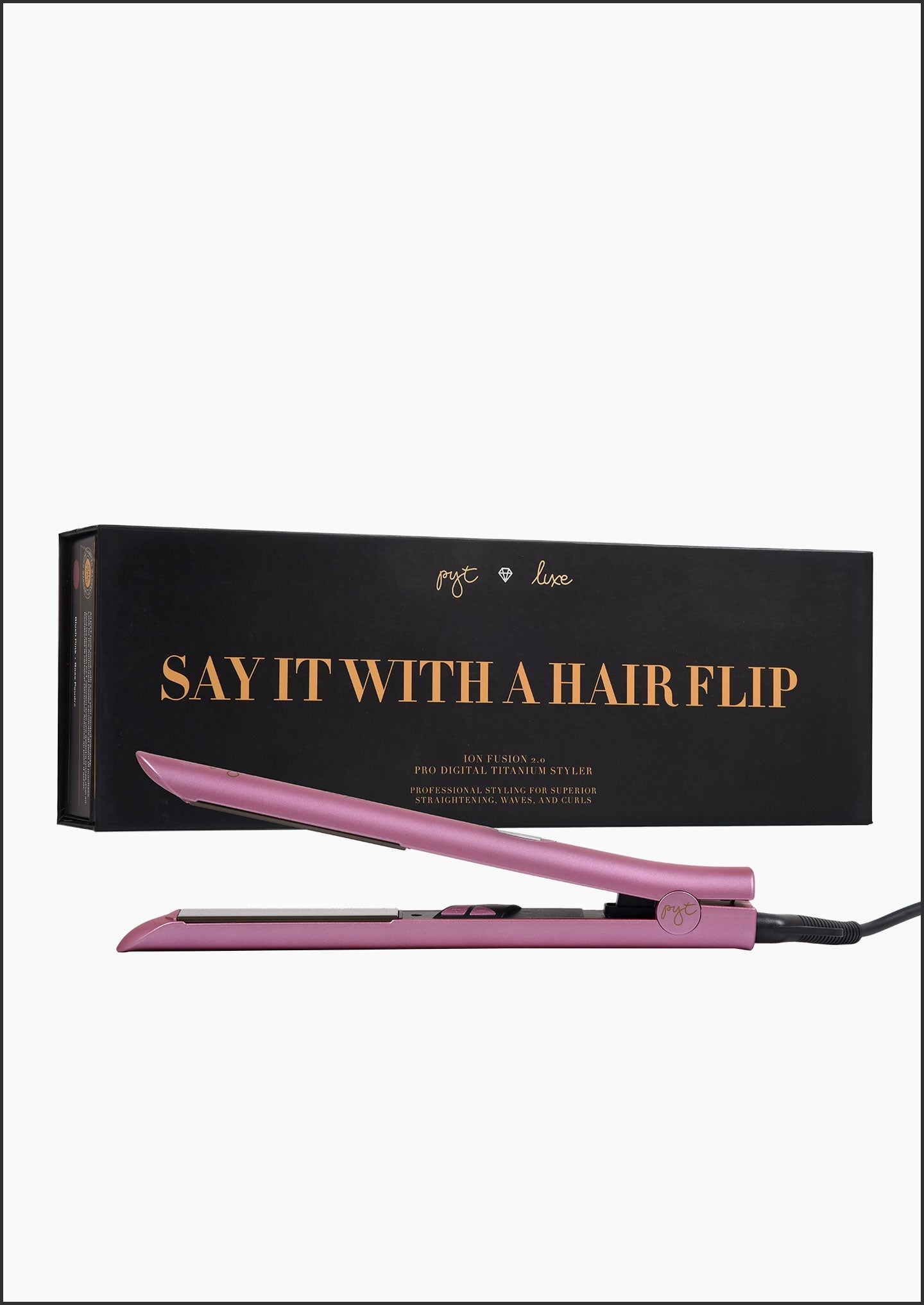 Ion Fusion 2.0 Pro Digital Titanium Styler Blush pink