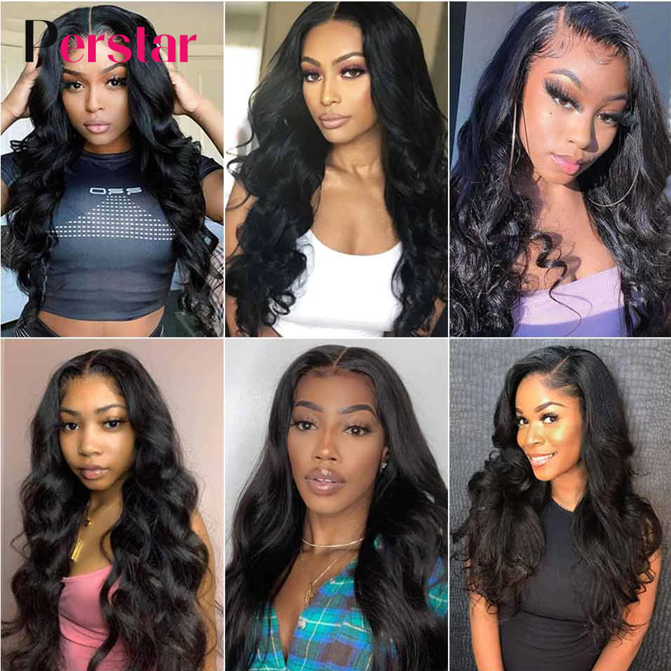 Perstar Body Wave Bundles Human Hair Weave Bundles Brazilian Weave