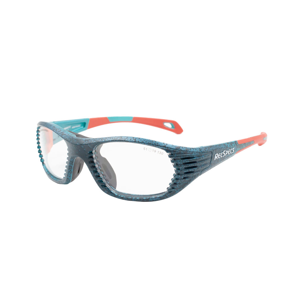Rec Specs Maxx Air in Spotted Turquoise angled view