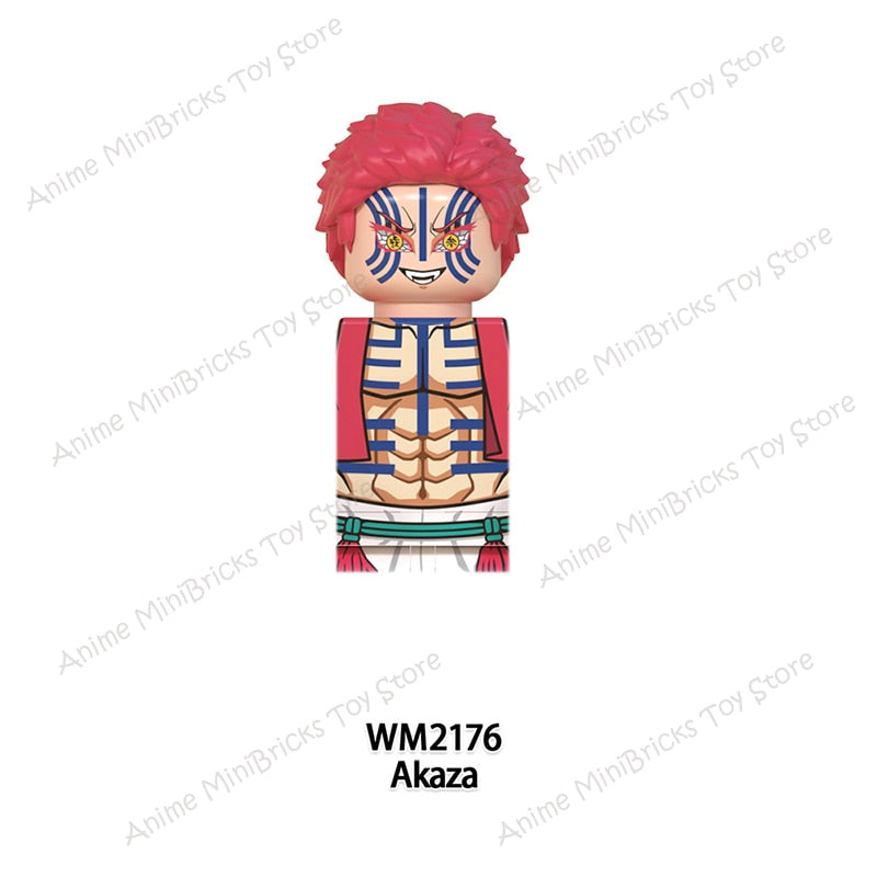 Demon Slayer Anime Series Mugen Train WM6116 Tanjirou Nezuko Giyuu Kyoujurou Figures Heads Building Blocks Creative Toys For Kid - YourStore