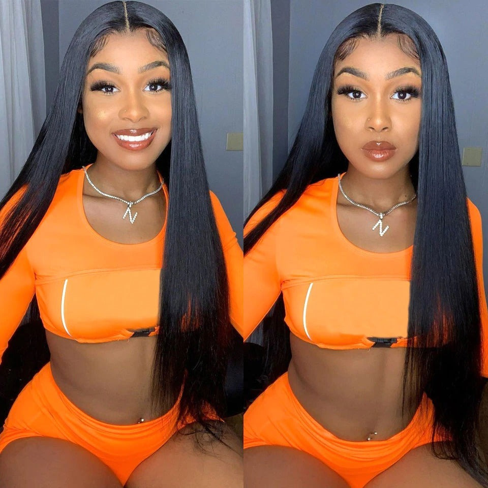 HD Lace Frontal Straight Human Hair Wigs