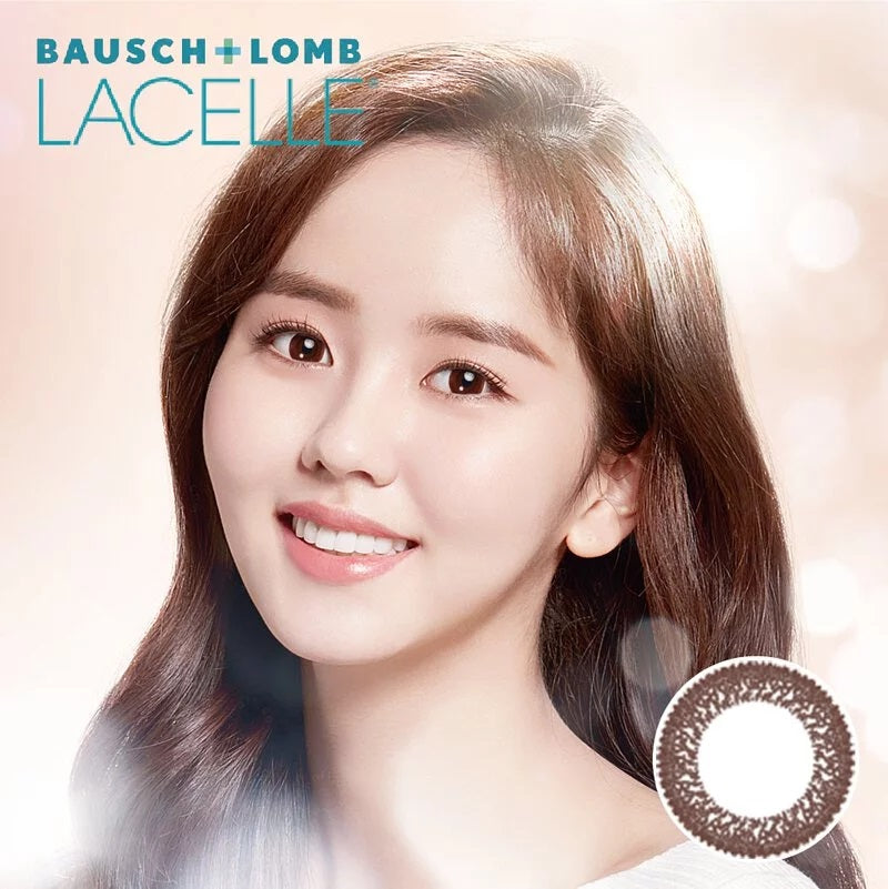 Lacelle Dazzle Ring Glittering Brown Contact Lenses 30 Pack