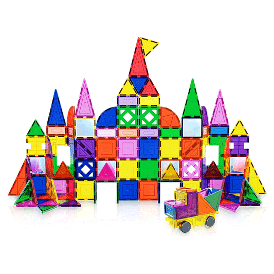 PicassoTiles 152pcs Magnetic Tiles Building Blocks Children's Play Set