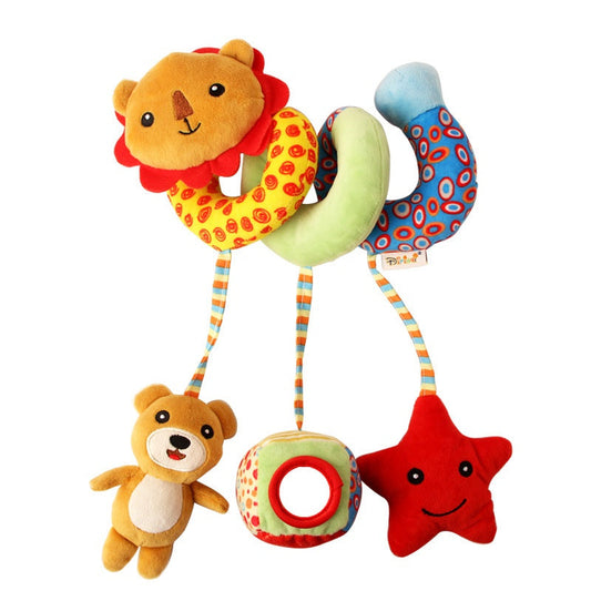 New Multifunctional Animal Crib Wrapping Plush Toys - Comfort Bed for Newborn Babies 0-3 Years Old!