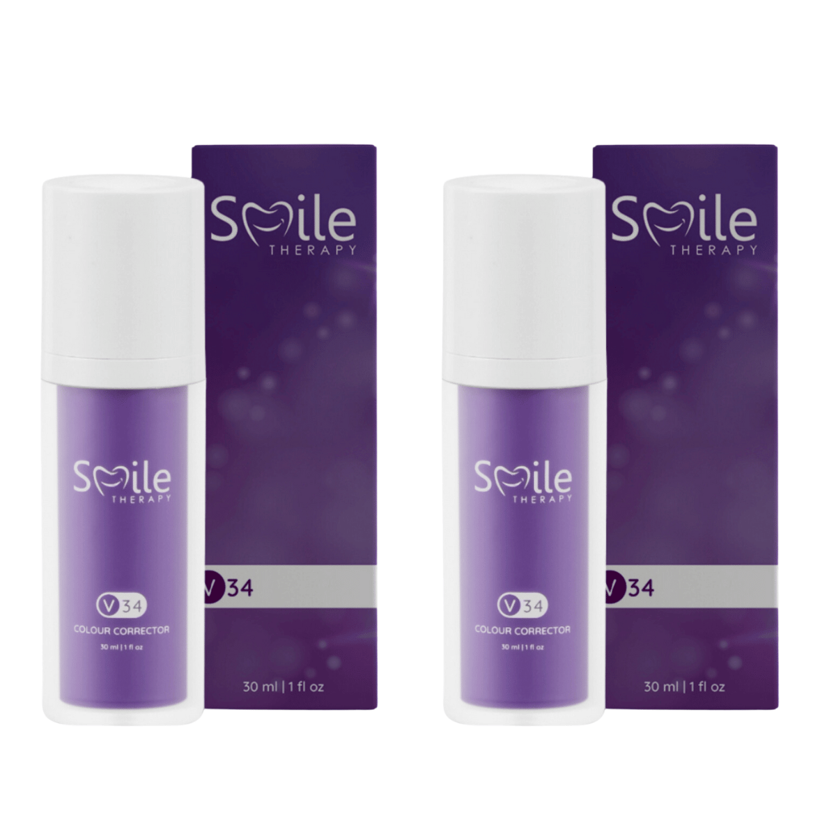 V34 Colour Corrector Serum | Purple Teeth Whitening Toothpaste DP2