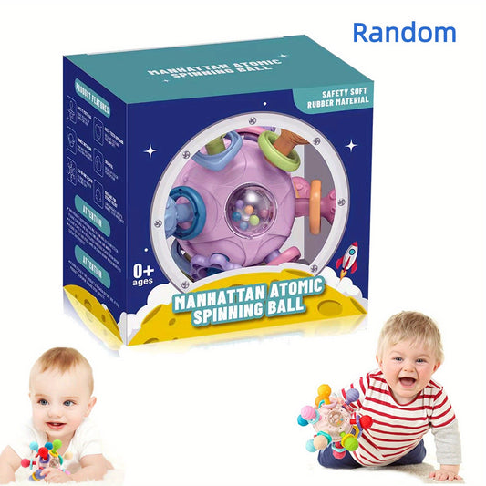 Baby Teething Toys: 6-12 Months Olds' Sensory Infant Toys for Rattling, Chewing & Teething - 0-3 Months' Rattles & Balls Included!