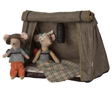 Hiking Bundle with tent, 2 mice and flashlight