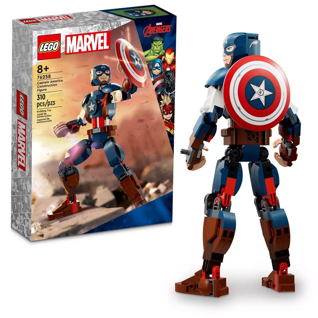LEGO Marvel Captain America Construction Figure Building Set (76258)