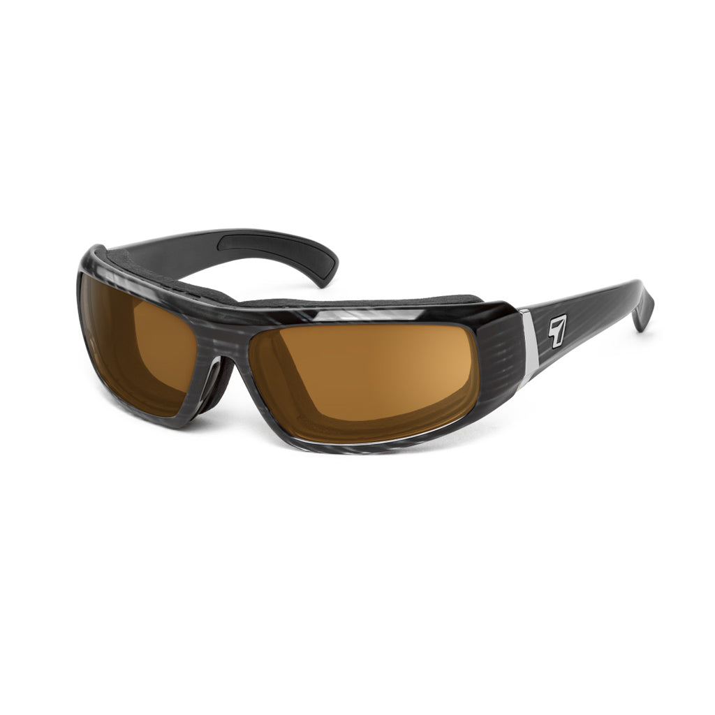 7eye Bali in Grey Tortoise Frame and Copper Lens profile view