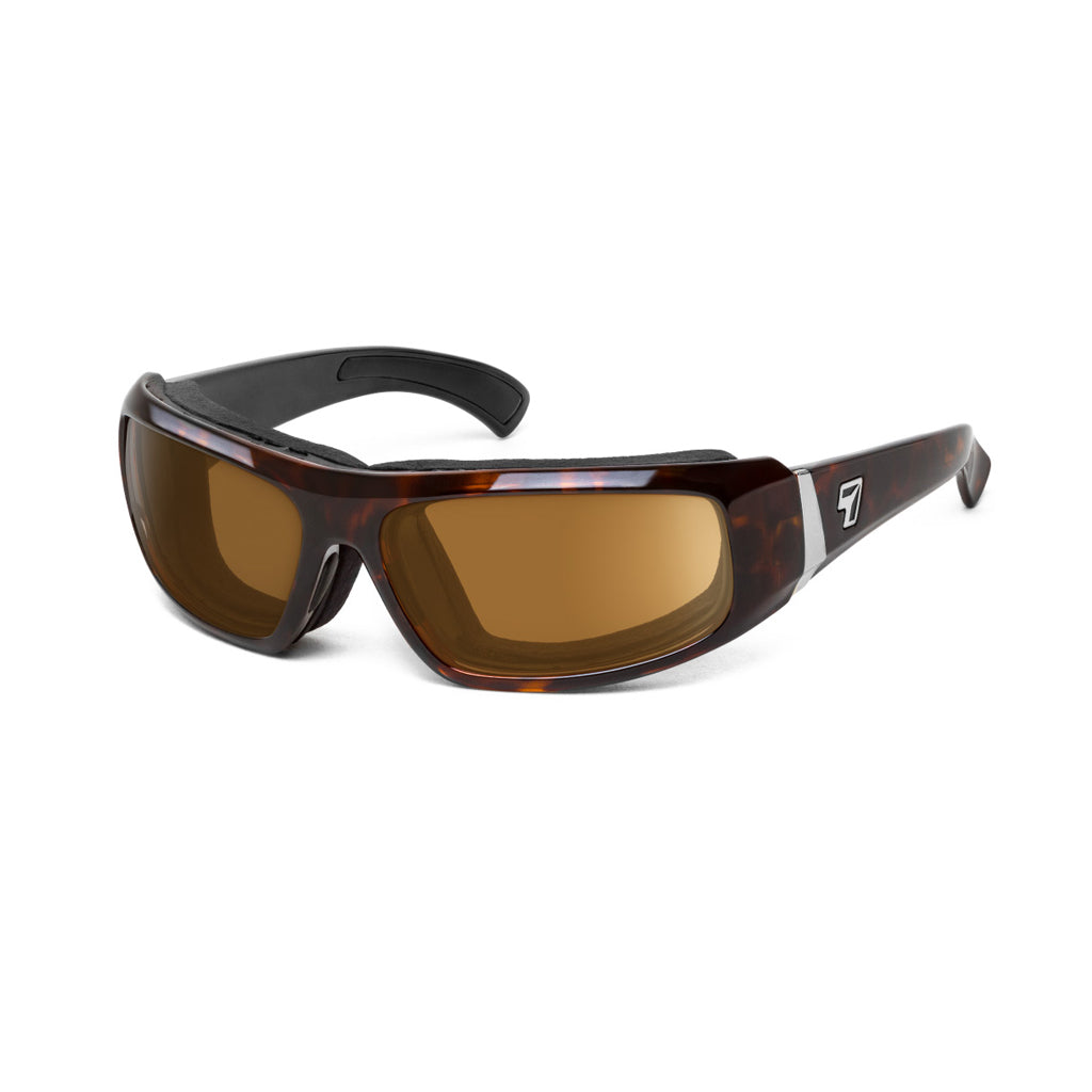7eye Bali in Tortoise Frame and Copper Lens profile view