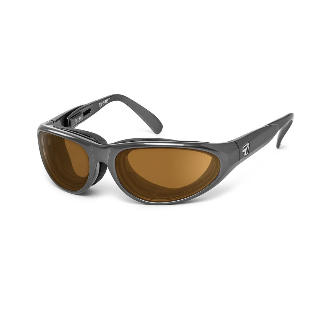 7eye Diablo in Charcoal Frame and Copper Lens profile view