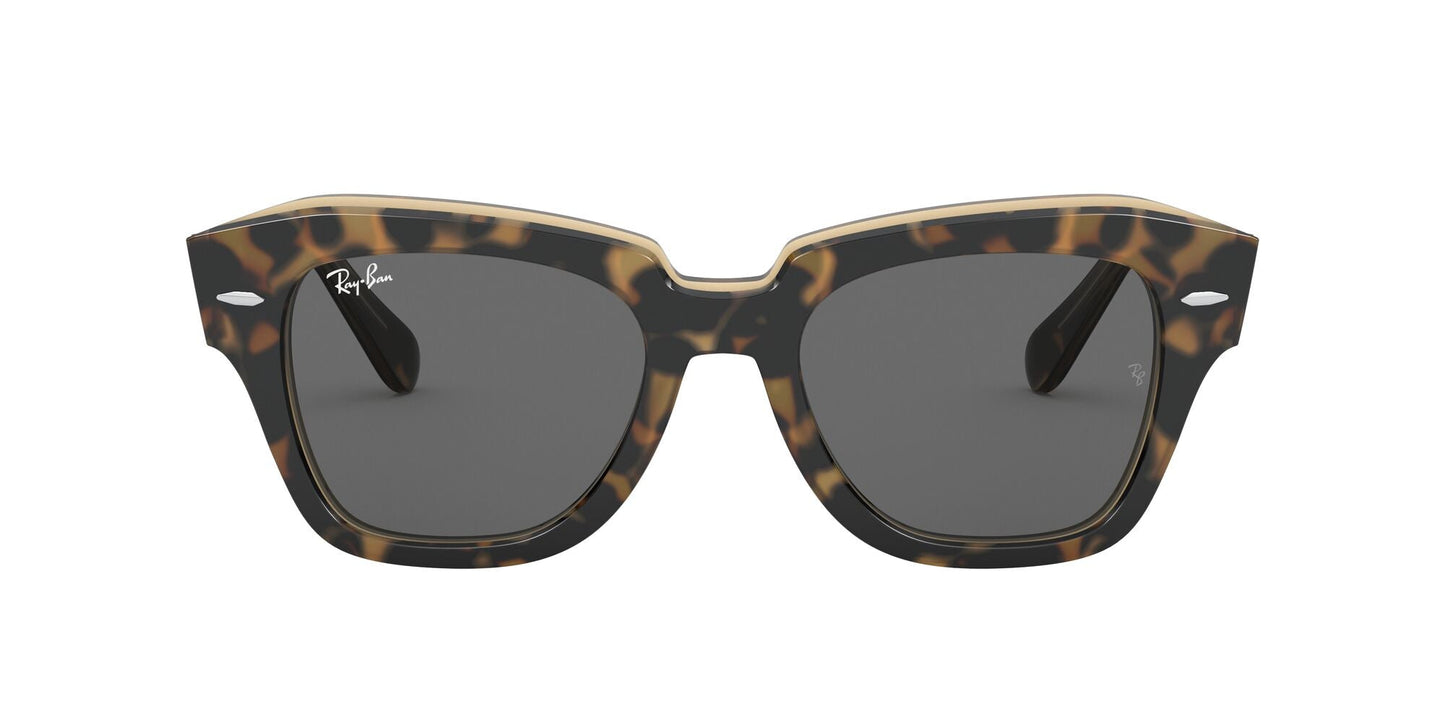 0RB2186 Sunglasses Ray Ban 49 1292B1 - HAVANA ON TRANSPARENT BR Grey