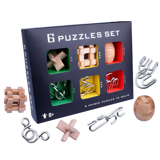 Beech Kongming Lock Six-piece Intellectual Toy