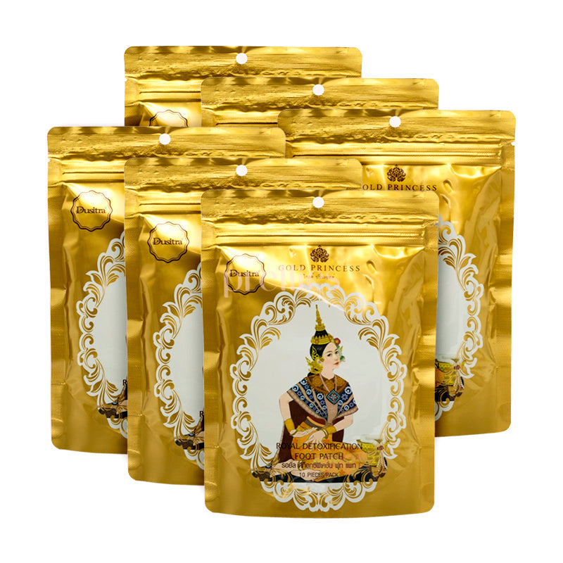 Gold Princess Gold Princess Royal Detoxification Foot Patch - Original (10/pack) x6packs