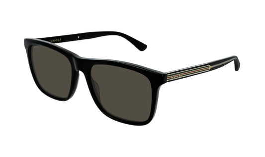 Sunglasses Gucci GG0381S Black, D Frame, Gucci, Havana, Large, Mens, New, Non-Polarized, Plastic, Polarized, Prescription, Sunglasses