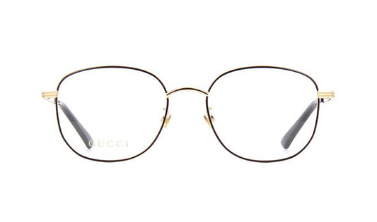 Frames Gucci GG0838OK Black, D Frame, Frames, Gold, Gucci, Medium, Mens, Metal, Prescription