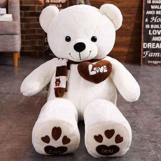 Colors Teddy Bear With Scarf Stuffed Plush Toys Doll
