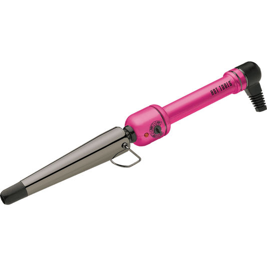 Hot Tools Pink Titanium 1 1/4" Tapered Curling Iron