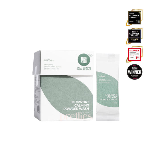 Isntree Mugwort Calming Powder Wash 1g x 25pcs