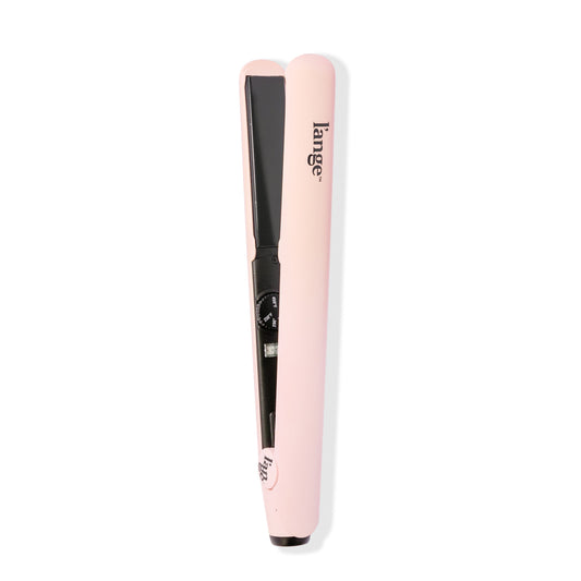 Blush ceramic round edge plates with soft touch handle, round temperature setting, black LĄŻange logo