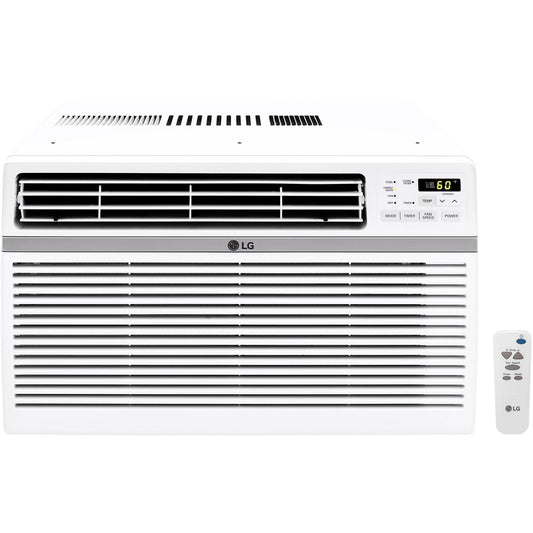 LG 12.000 BTU 115V Window-Mounted Air Conditioner with Remote Control