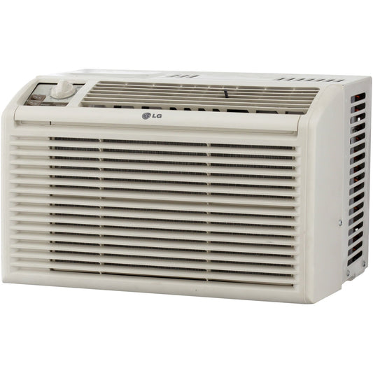 LG 5.000 BTU Window Air Conditioner. Cools 150 Sq.Ft. (10' x 15' Room Size). Quiet Operation. 2 Cooling & Fan Speeds. 2-Way Air Deflection. Washable Filter. 115V
