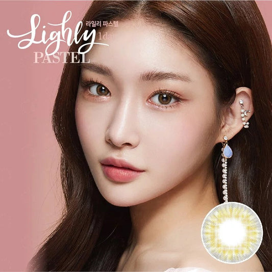 Lenstown Lighly Pastel Brown Contacts 20 Pack