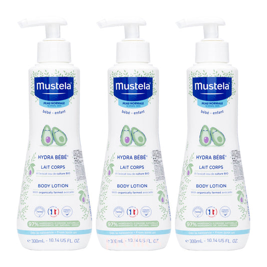 Mustela Hydra-bebe body lotion 300ml x3pcs (035877)