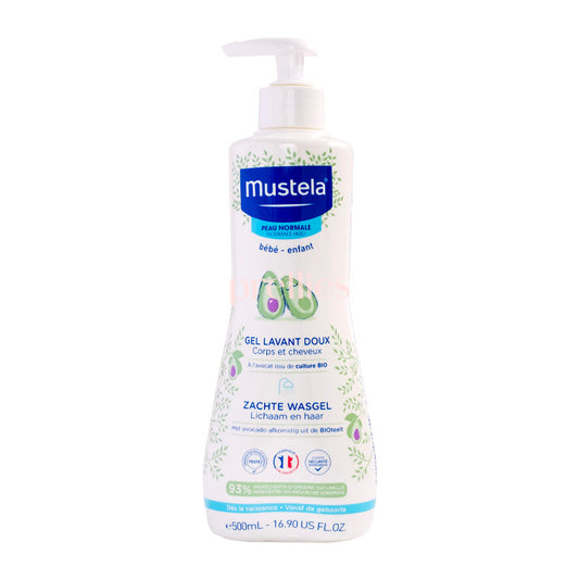 Mustela Gentle Cleansing Gel (Hair and Body) 500ml 1pc (035754)