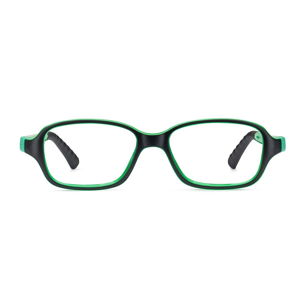 Nano Replay Custom Fit Matte Black/Green front view