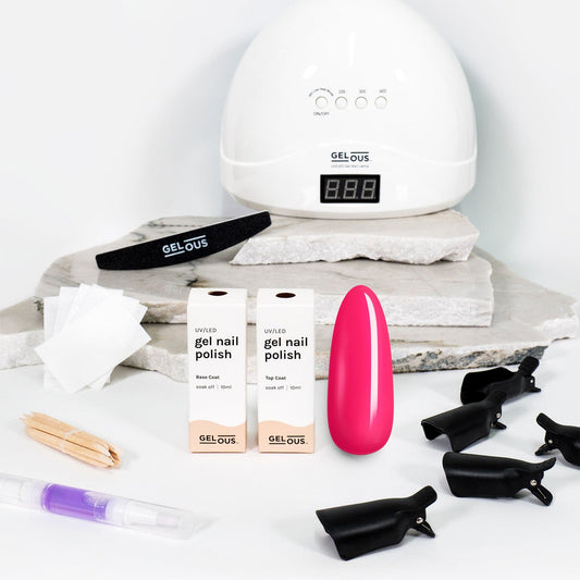 Gelous gel nail polish Girl About Town Starter Pack- photographed in New Zealand