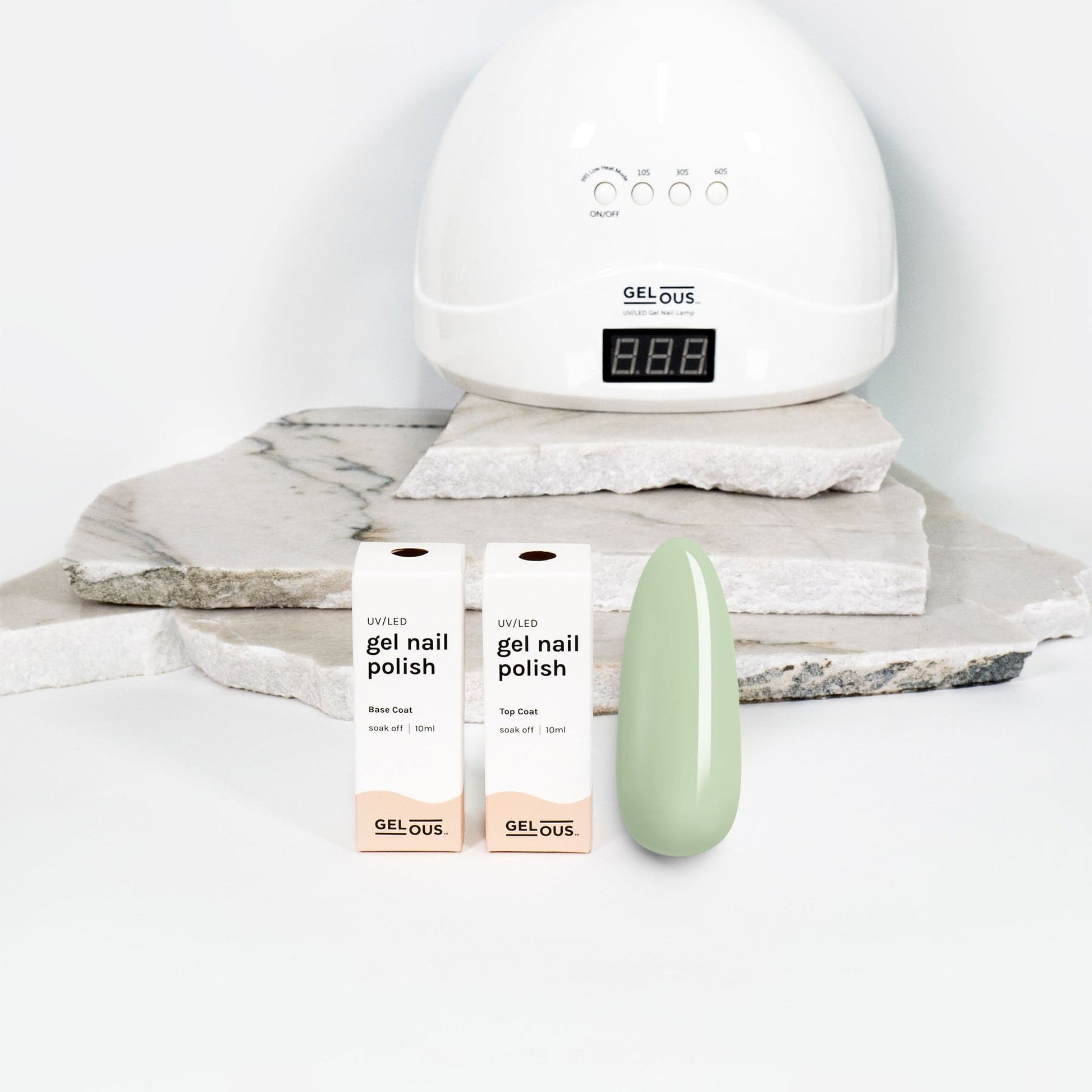 Gelous gel nail polish Matcha Basic Pack - photographed in New Zealand