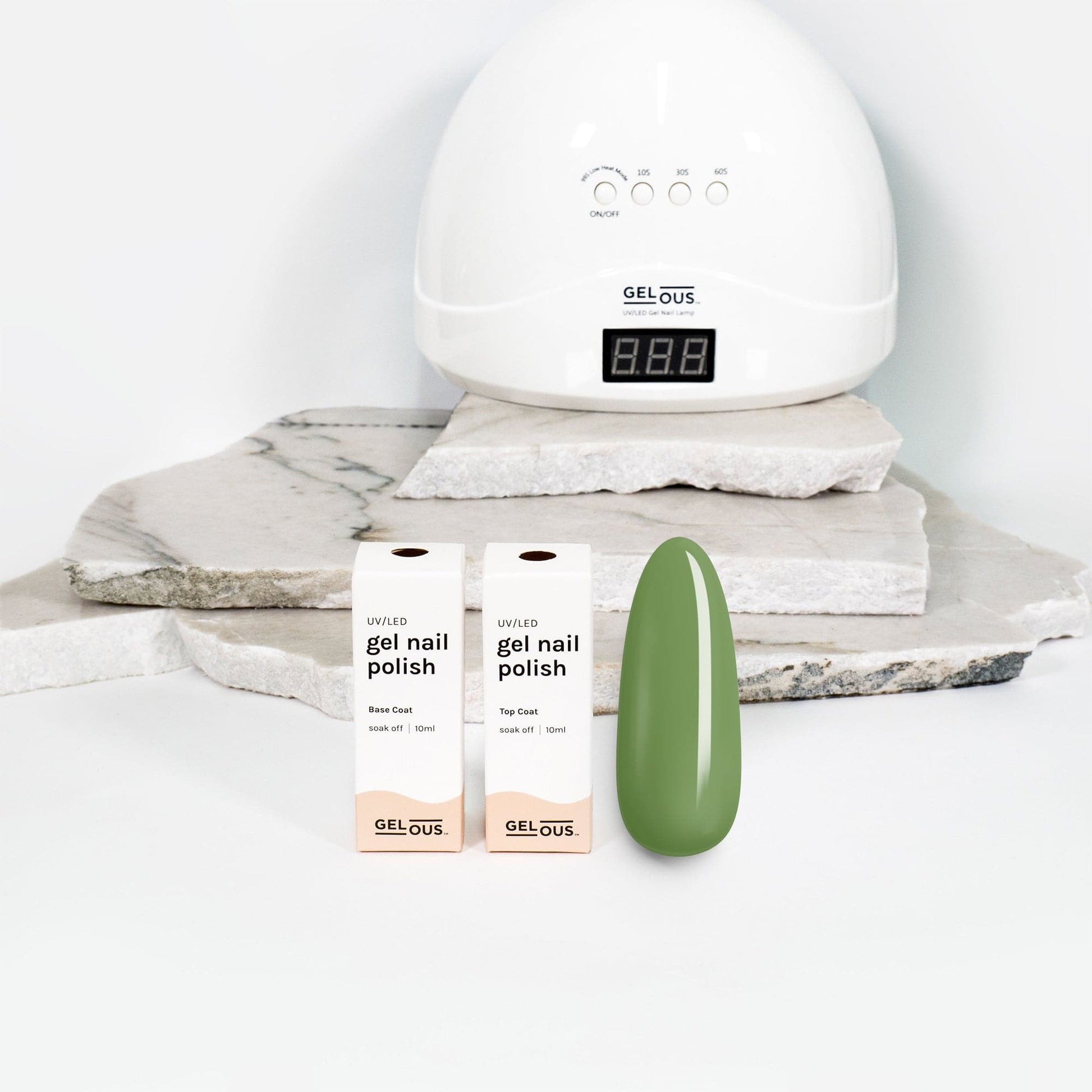 Gelous gel nail polish P.S. Olive You Basic Pack - photographed in New Zealand