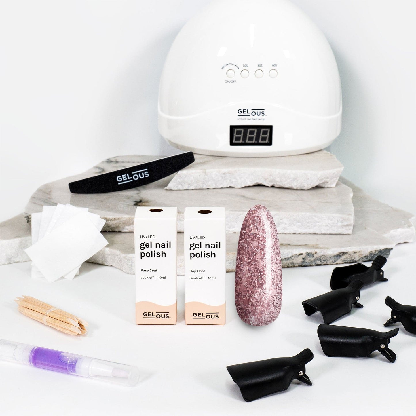 Gelous gel nail polish Razzle Dazzle Packs Starter Pack - photographed in New Zealand
